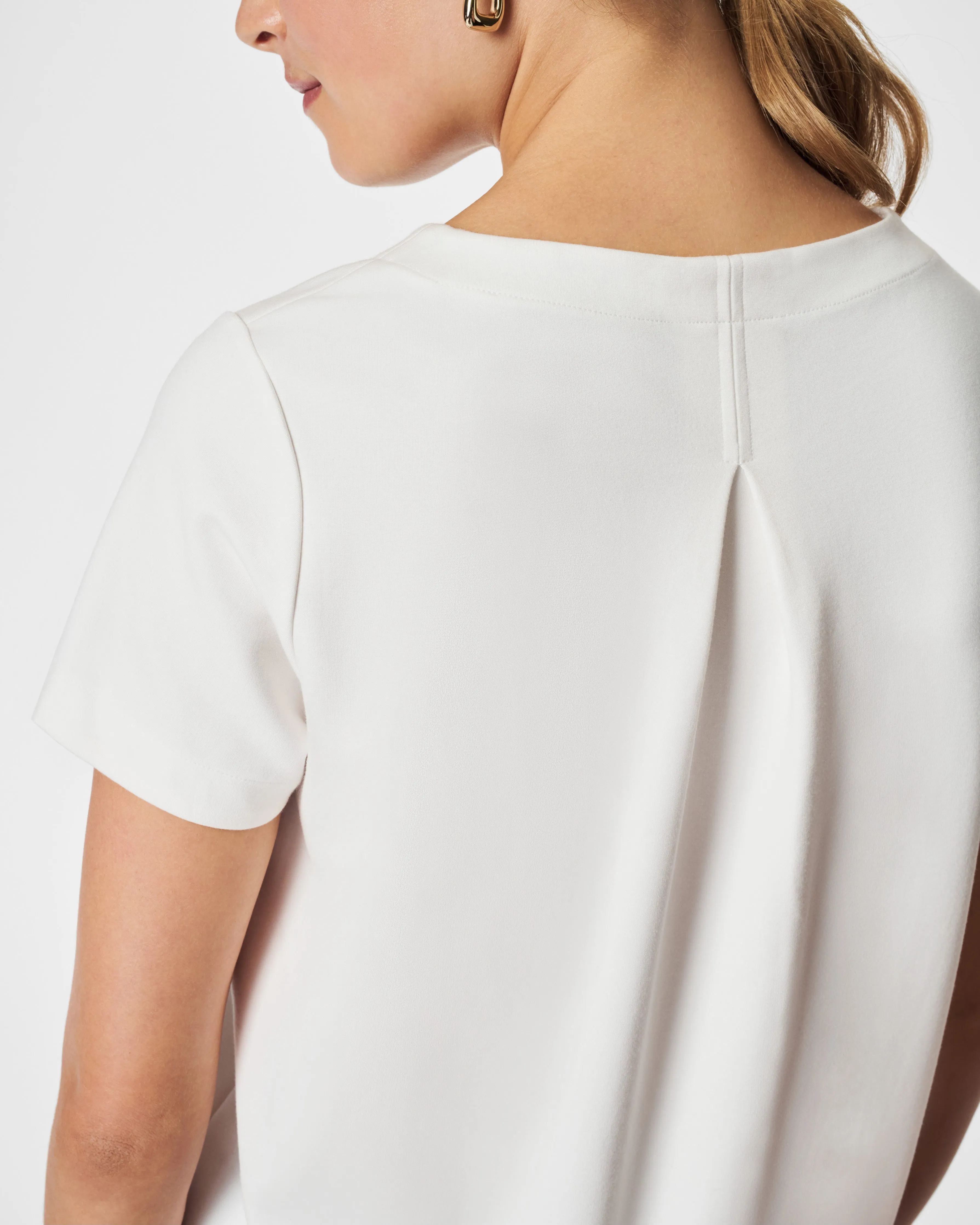The Perfect Pleated Back Top
