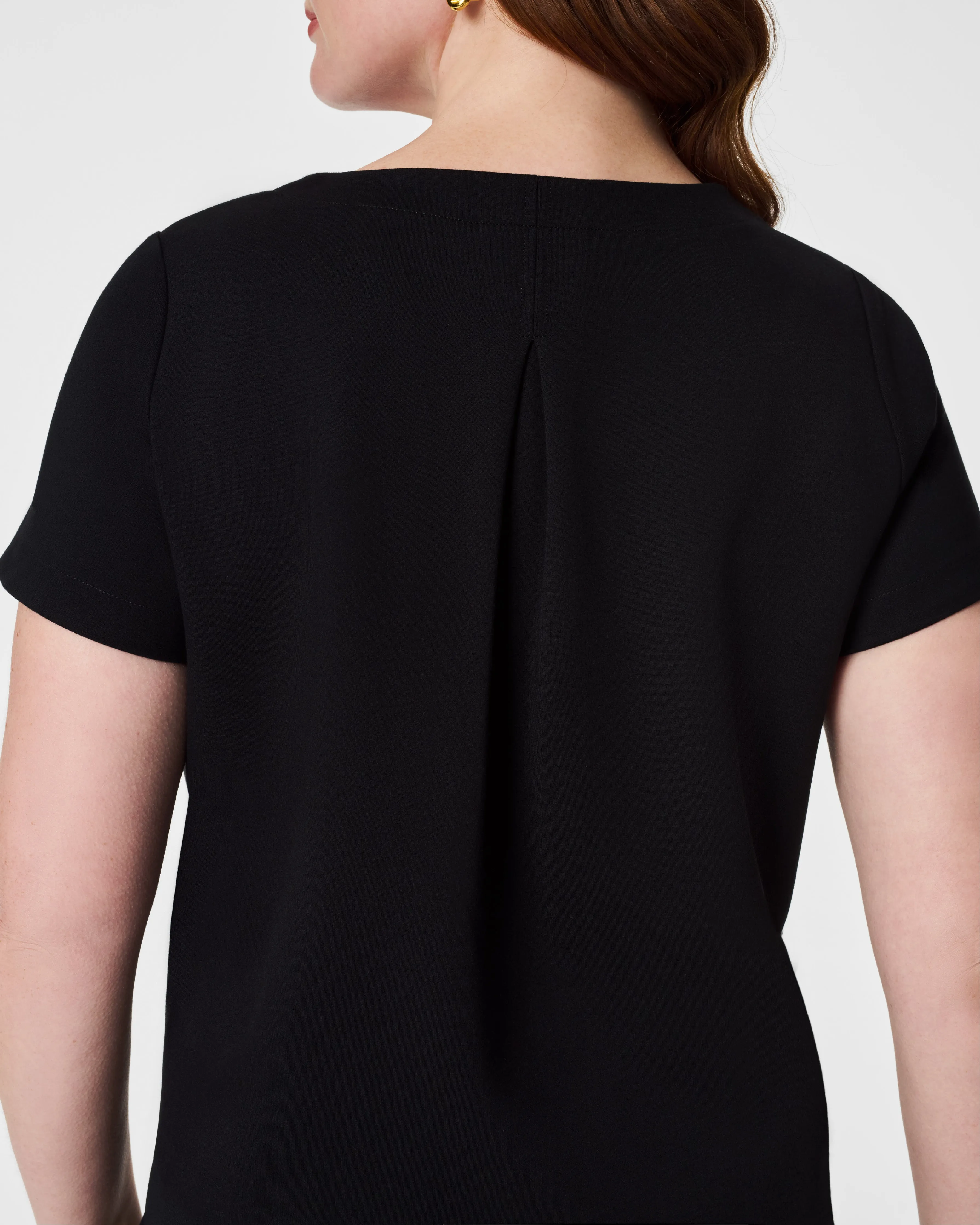 The Perfect Pleated Back Top