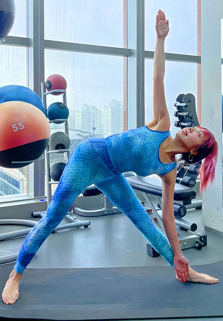 tie dye fitness workout vest