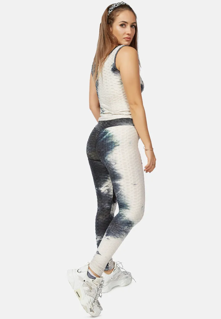 tie dye fitness workout vest