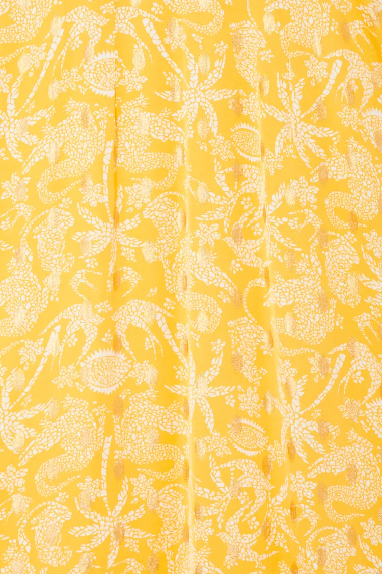 Yellow Mosaic May Dress