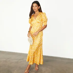 Yellow Mosaic May Dress