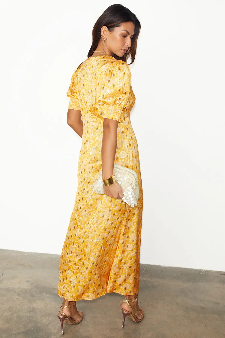 Yellow Mosaic May Dress